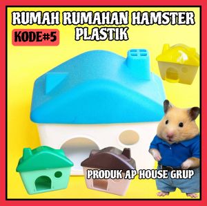 RUMAH RUMAHAN HAMSTER PLASTIK JUMBO《KODE5》