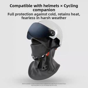 XUANDOYAN | Warm Ear Protecting Neck Cover For Helmet Removable Winter Accessory