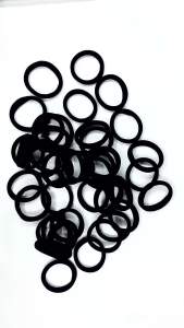 10/100pcs Black Hair Ties No Damage Seamless Hair Ties Ponytail Holders Elastics Hair Accessories for Women Girls