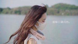 Xiaomi Portable Bladeless Hanging Neck Fan 4 Nuclear USB Rechargeable Fan 360 Degree Air Conditioning Fan Sport