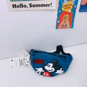 Tas Pinggang Zara Kids Kartun / Bumbag Mickey Mouse / Tas Pinggang Anak