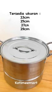 Dandang Kukus Panci Kukusan Stainless Asta Steamer Tebal | Satuan