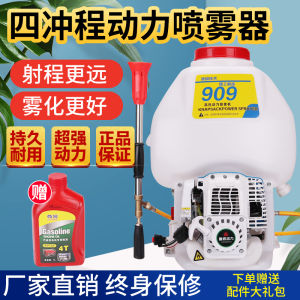 Gasoline High Pressure Spray Insecticide Machine Four-Stroke Backpack Sprayer Paddy Field Orchard Fruit Tree Anti-Virus Small Spray Pot