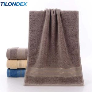 TILONDEX Thickened Cotton Towel Solid Color Skin Friendly for Adults And Children with Strong Water Absorption Universal Towel