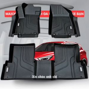 MG ZS: Thảm lót sàn MAXXCAR nhựa TPE NGUYÊN SINH đúc 5D cho xe MG ZS 2022+ tràn viền cao cấp.