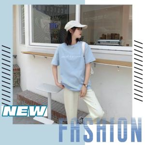 QDshop ใหม่ล่าสุด เสื้อผ้าแฟชั่น 2022 | เสื้อคอกลม แขนสั้น ตรงอก พิมพ์ตัวภาษาอังกฤษเก๋ ๆ มี 5 สีให้เลือก เหมาะกับทุกเพศทุกวัย | ใส่แล้วไม่มีเอ้า☔️