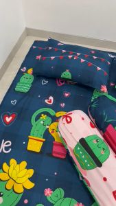 SPREI MOTIF CACTUS LOVEYOU BERKWALITAS NYAMAN SET SARBAN SARGUL