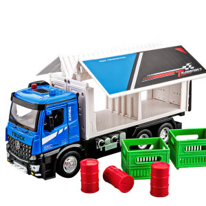 JUANNUO | Electric Transport Truck Alloy Model Container