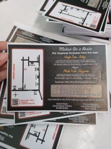 UNDANGAN NASI BOK FULL WARNA 100pcs (Ready )