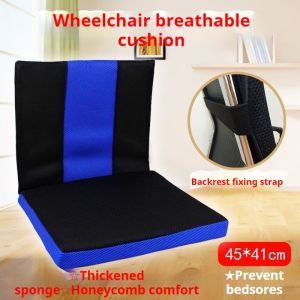 Universal Elderly Patient Support: Wheelchair Cushion Backrest & Posture Corrector Chair Seat Mat