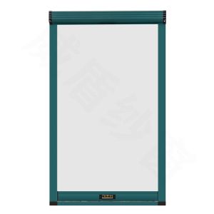 Invisible Self-Adhesive Aluminum Alloy Retractable Window Screen Home Pest Control Products up down Pulling Fly Screen