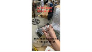 [FREE SHIP + SỈ] Biển chức danh mica để bàn kích thước 10x20cm biển chức vụ biển chức danh mika bảng chức danh mica trong suốt  kệ chức danh mica sang trọng biển tên để bàn biển chức danh