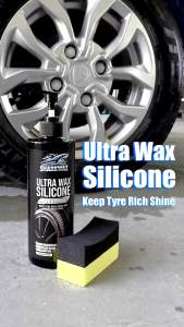 Shark Wax Water Base Ultra Wax Silicone 300ML/500ML US Technology Silicone Wax Tyre & Rim Shine Tyre Wax Kilat 橡胶保护蜡