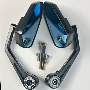 Aftermarket Handlebar Rearview Mirror for Qianjiang Flash 150/250/300/400/500S Motorcycle Reversing Mirror Reflective Mirror