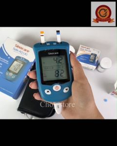 เครื่องตรวจยูริก Sinocare Safe AQ UG 2in1 ในช่วงการแก้ไขตัวเอง สำหรับการตรวจสอบเบาหวาน และการตรวจสอบสินใจ