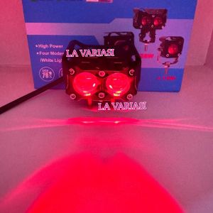 Lampu Tembak Laser Foglamp  2 Mata Putih/Kuning