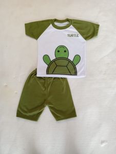 satu stel oblong anak 03-10 bulan motiv kombinasi