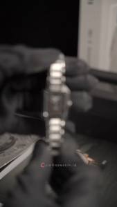 Jam Tangan Wanita Christophe Arden CA 1004 LHBSSBA Black Dial Silver Stainless Steel Strap