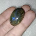 Batu Natural Labradorite Labrador Jumbo Dimensi 30x20x9 mm Loostone Lepasan. 
