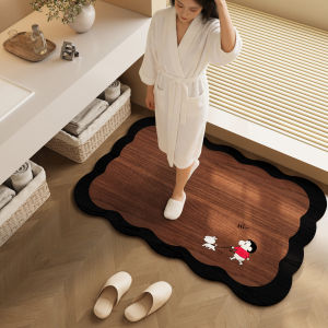 Cute Non-slip Water Absorbent Quick Drying Bathroom Mat