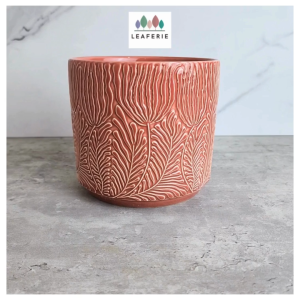 The Leaferie Roselle ceramic pot flowerpot flower plant pots planter planters