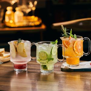 Large Capacity Ins Style Drink Glass