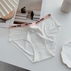 Gợi Cảm Da Báo Giữa Eo Quần Đùi Nữ Ice Silk Liền Mạch Quần Lót Cotton Nguyên Chất Đáy Quần Kháng Khuẩn Quần Lót Tam Giác Mùa Hè mỏng Phong Cách