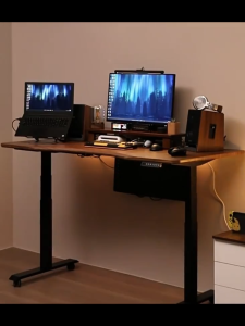 โต๊ะตามหลักสรีรศาสตร์ยืนโต๊ะโต๊ะโต๊ะปรับความสูงโต๊ะมอเตอร์เดียวหน่วยความจําไฟฟ้าบ้านโต๊ะ