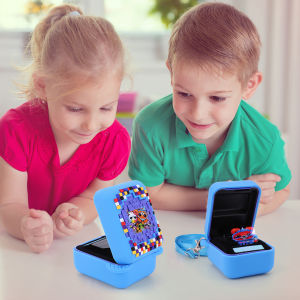 สายคล้องแบบมีเคสป้องกันการตกกันแดดป้องกันปลอกซิลิโคนปลอกเคสสำหรับสัตว์เลี้ยงอิเล็กทรอนิกส์เสมือน Bitzee