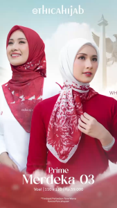 SCRAF ETHICA PRIME MERDEKA 03 HIJAB TERBARUU SPESIAL KEMERDEKAAN EDITION DAILY KASUAL KEKINIAN TERMURAHHH