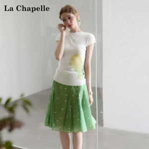 La Chapelle | Bộ Đầm A-Line In Hoa Cổ Tròn