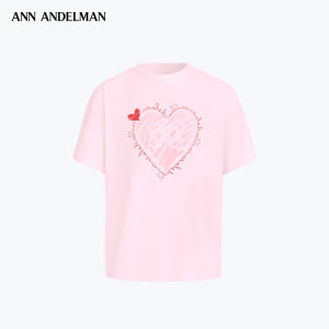 ANN ANDELMAN | Love Print White T-shirt Casual