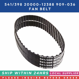 FAN BELT 541/398 20000-12388 909-036 TIMING BELT [LIMITED STOCK. READY TO SHIP WITHIN 24HRS.] FOR PERKINS AND FG WILSON ENGINE PART