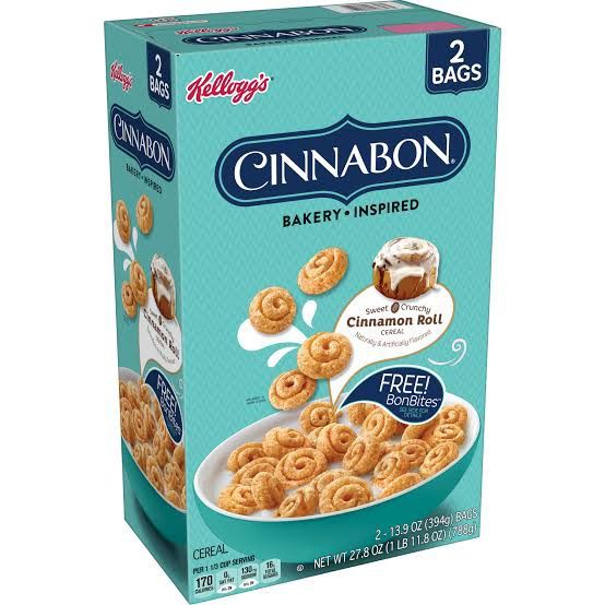 Kellogg's Cinnabon Cinnamon Roll Cereals 788g Lazada PH
