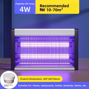 MONLEYTA | Indoor Restaurant Fly Swatter Mosquito Killer Light Electric Shock UVA Purple Light Attracting Pest Control Tool For Business