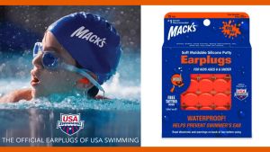 Macks Earplugs Kids Size Soft Moldable Silicone Putty Penutup Telinga Anak dan Bayi Naik Pesawat Berenang Tidur Anti Bising Macks Earplug