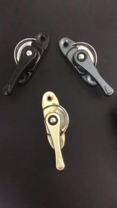 ZEO Centerlock Half Moon Lock Crescent Lock Sash Lock for Sliding Window Aluminum and Glass