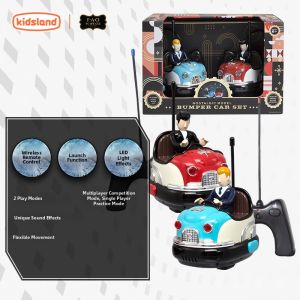 Remote Control Bumper Cars Toy For Boys Battle Set