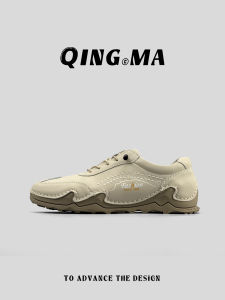 QING_MA | Retro Casual Slip-On Shoes