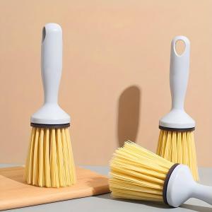 Kitchen Dish Brush with Comfortable Grip - Efficient Durable Bristles for Cleaning Long Handle Scrub Brushes for Pan Sink