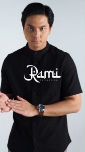 CUTOFF Zafar Kemeja Koko Rami Basic Polos Pria