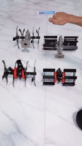 Alat penggembur tanah alat penyiang gulma mini tiller wedder head KEPALA MERAH mesin potong rumput