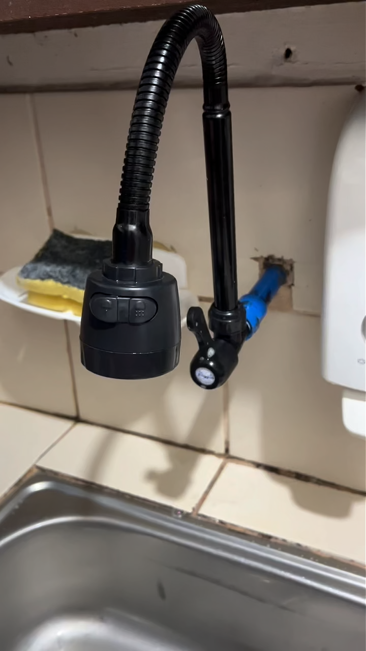 [Ready Stock] 360° Rotating Kitchen Faucet Head 2 Modes Splash-proof Turbo Tap Nozzle Universal Water Saving Faucet Extension Aerator