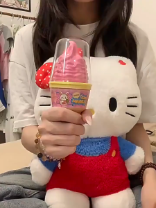 Đồ Chơi Cho Ăn Kem Bánh Pudding Bánh Flan Kem Dâu Ảo Thuật Thức Ăn Bánh Thạch Cho Trẻ Em Hot Trend