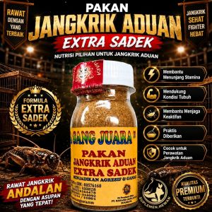 Pakan Jangkrik Aduan Extra Sadek 50ml – Nutrisi Jangkrik Petarung Pakan Jangkrik Laga Penunjang Stamina & Keaktifan