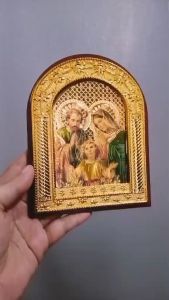Home Holy Family Mother Mary Baby Jesus Christ Joseph Decoration Frame Holy Religious