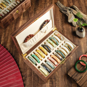 HUIYAXIU | Walnut Wood Jewelry Box Dustproof