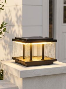 VINCAN | Solar Power Electric Outdoor Waterproof Pillar Light