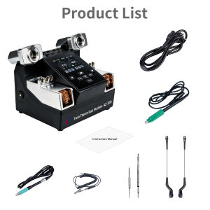 HZY AZ-200 Dual Station Soldering Station 200W Rapid Heating Compatible C115 C210 Handle for Phone Motherboard Chip Repair Tools