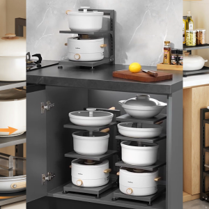 ECOCO Kitchen Wok Stand - Penyangga Wajan Serbaguna Dudukan Wajan Anti Slip Tempat Wajan Dapur Rak Wajan Minimalis Dudukan Wajan Anti Ribet